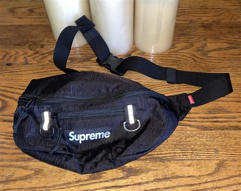 supreme ss18 shoulder bag fake|shoulder fanny pack supreme.